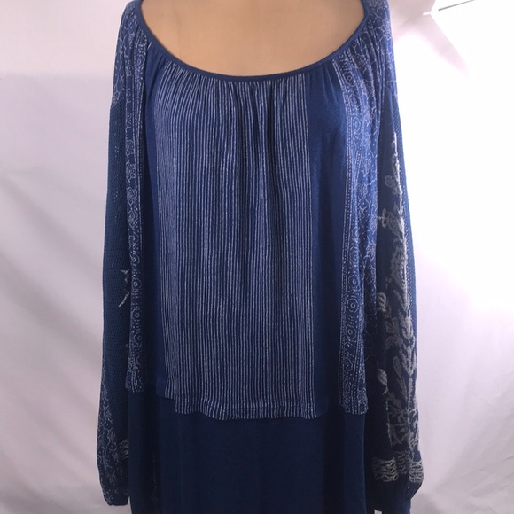 Free People navy knit tunic top, S NWT - Picture 7 of 11